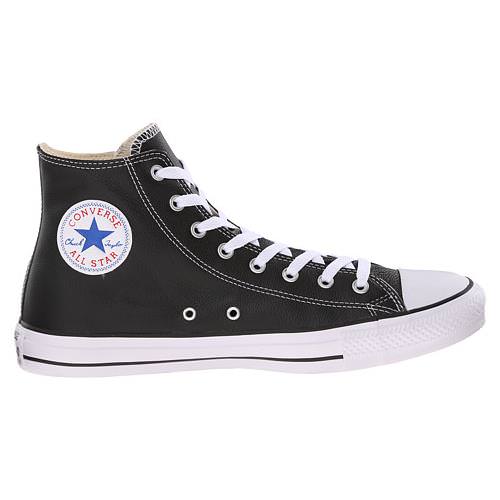 Converse Black and White Chuck Taylor All Star Hi Leather