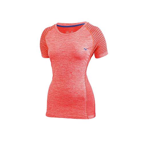 Mizuno Seeker Tee Women's T-Shirt Fiery Coral 421472.1Z1Z