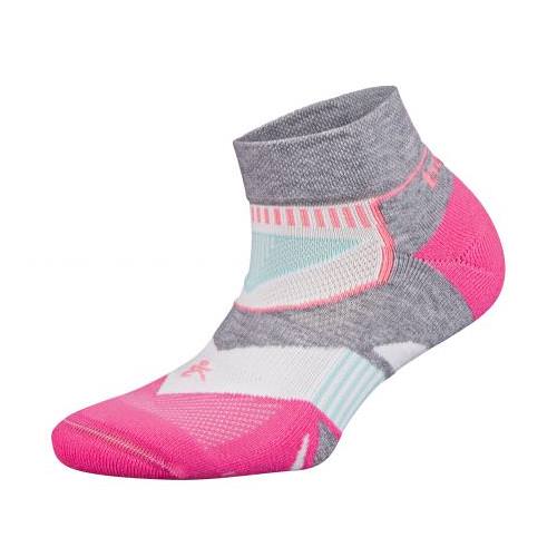 Balega Womens Enduro V-Tech Low Cut Mid-Grey, Watermelon 7453-8200