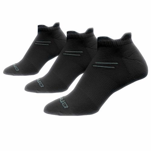 Brooks Run-In Three Pack Sock in Black 741544001