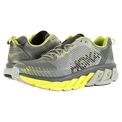 Hoka One One Arahi Men's Cool Gray, Acid, Black 1016258 CGAB