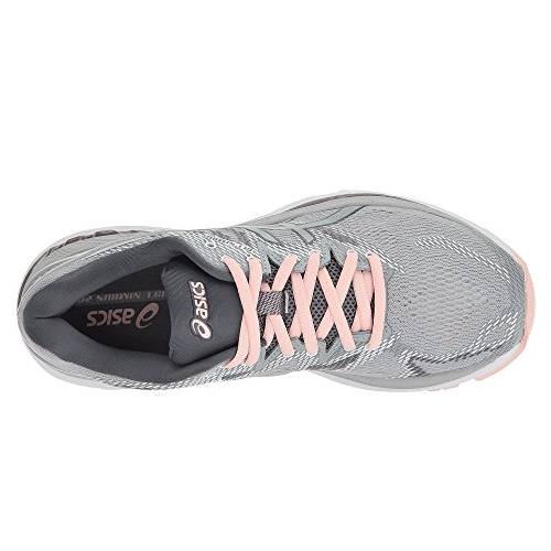 Asics women's gel-nimbus 20 running shoes - mid grey/pink shop