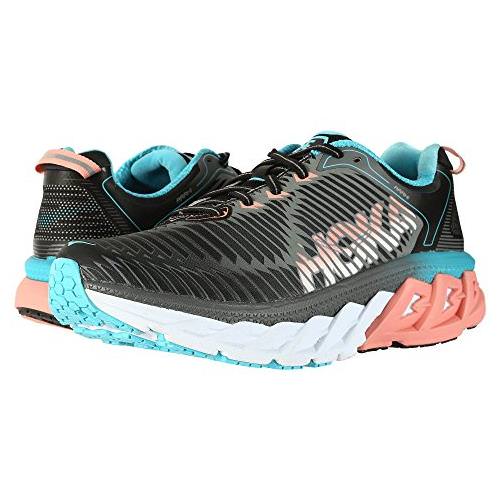 Hoka One One Arahi Women s Black Peach Amber 1016259 BPAM