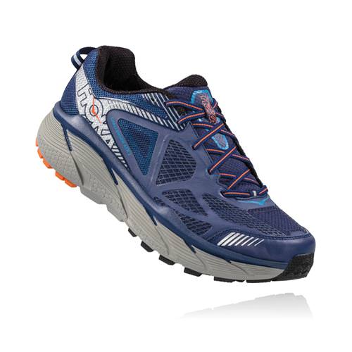Hoka One One Challenger ATR 3 Men's Trail Medieval Blue, Red Orange 1014761 MBRO