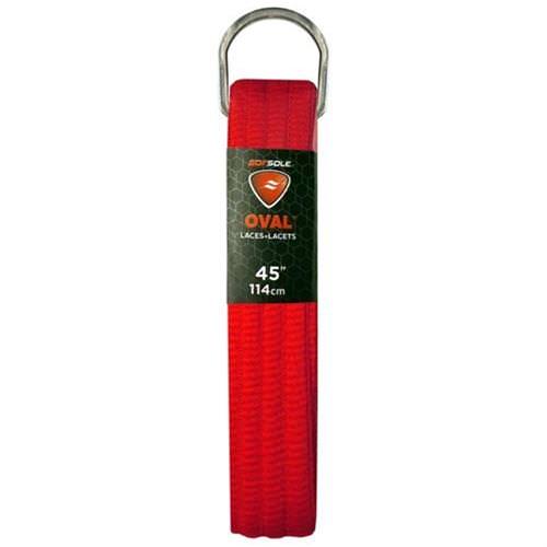 Sof Sole® Oval 45 inch (6-7 Eyelets) Laces Red 84860