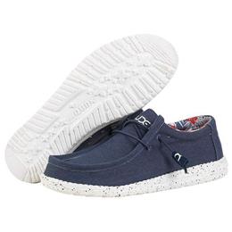 Hey Dude Wally Stretch Mens Blue 110382600