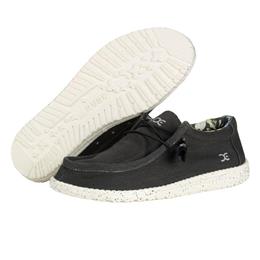 Hey Dude Wally Stretch Mens Black 110384900