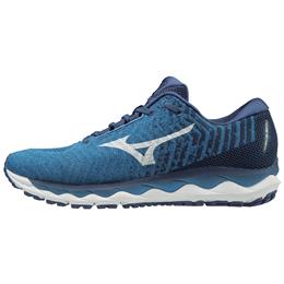Mizuno Wave Sky Waveknit 3 Men's Running Campanula, Silver 411106.5G73