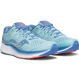 Saucony Ride ISO 2 Women's Running Wide D Blue, Coral S10515-1