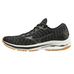 Mizuno Wave Rider 24 Waveknit Women's Running Black-Dark Shadow 411229.9098