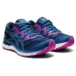 Asics Gel Nimbus 23 Women's Wide D Running Grand Shark, Digital Aqua 1012A884 402