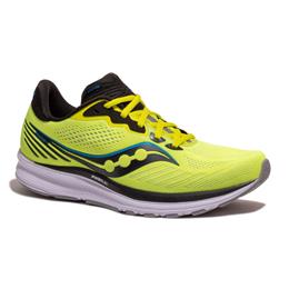 Saucony Ride 14 Men's Running Citrus, Black S20650-55