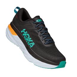 Hoka One One Bondi 7 Men's Black, Atlantis 1110518 BATL