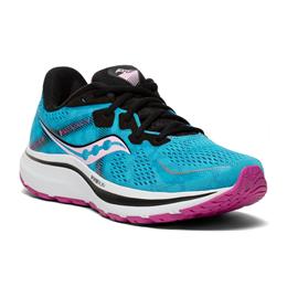 Saucony Omni 20 Women's Running Shoe Blue Blaze, Razzle S10681-30