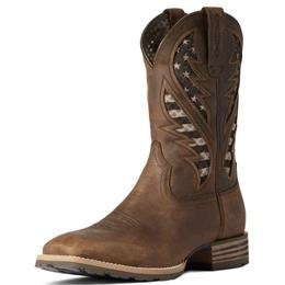 Ariat Hybrid VentTEK Western Boot Distressed Brown 10038340