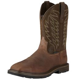 Ariat Groundbreaker Square Toe Steel Toe Brown 10021108