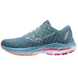 Mizuno Wave Inspire 19 Women's Wide D Dazzling Blue - White 411400 5B00