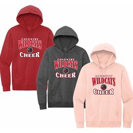 Coventry Wildcats Cheerleading 2023 S District VIT Fleece Hoodie DT6100CWC23