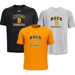 Bucs Baseball 2023 S Under Armour Team Tech Tee Short Sleeve 1376842IBB23