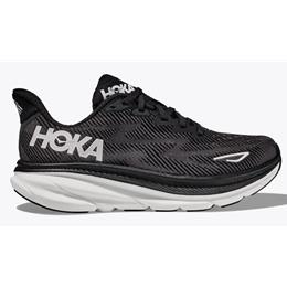 Hoka One One Clifton 9 Men's Wide EE Black, White 1132210 BWHT