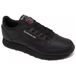 Reebok Classic Leather Core Black, Core Black Women's Classic 100008497