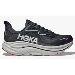 HOKA Clifton 10 Men's Wide EE Black, Silver 1162032 BKSV