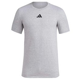 Adidas Men's Short Sleeve Pregame Grey T-Shirt JX4455