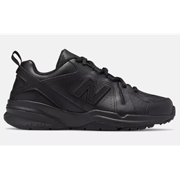 New Balance 608v5 classic trainer Women's Wide D With, Slip Resistant Black WX608AB5