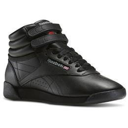 Reebok Freestyle Hi Black Women's Classic 100000102