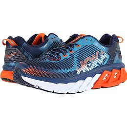 Hoka One One Arahi Men's Medieval Blue, Red Orange 1016258 MBRO