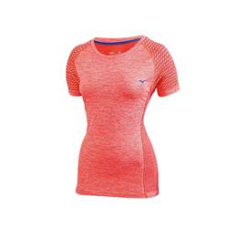 Mizuno Seeker Tee Women's T-Shirt Fiery Coral 421472.1Z1Z